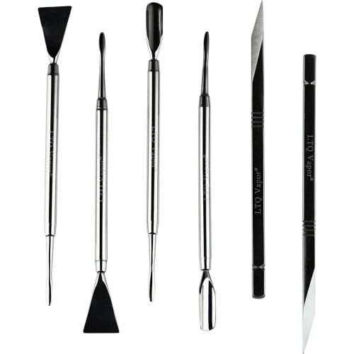 143mm LTQ Vapor Wax Dab Tool Stainless Steel ENail Jar Dabber Spoon Kit Accessory for Concentrate Dry Herb Kit Carb Cap