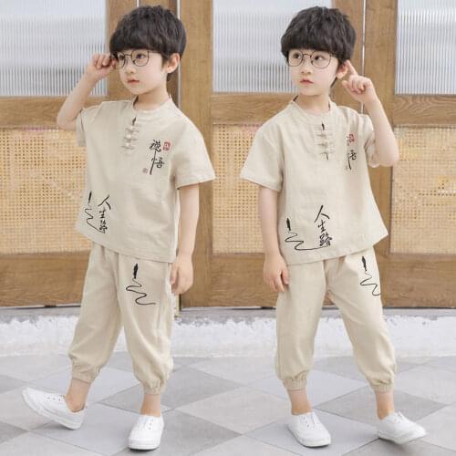 2t 3t 4 6 8 10 12 Yrs Summer 2021 Baby Boys Clothing Sets Tops Short Sleeve+ Pants 2PCS Suits Fashion Children Clothes Outfits