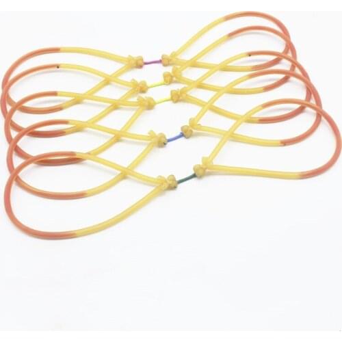 5 pcs Professional Fish Shooting Rubber Band for Slingshot Fish Dart Strong Natural Latex Tube Outdoor Hunting Accessories