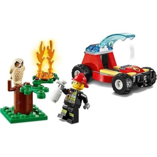 90pcs 11521 City Series Forest Fire Rescue 60247 Childrens Building Block Toy Gifts