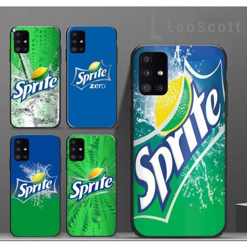 Sprites Soda Phone Case For Samsung A40 A50 A51 A71 A20E A20S S8 S9 S10 S20 Plus note 20 ultra 4G 5G