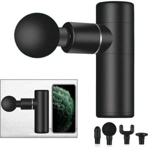 Mini Electric Body Massage Gun Muscle Pain Management Fascial Gun Deep Muscle Relaxation Fitness Massage Massager Therapy Gun