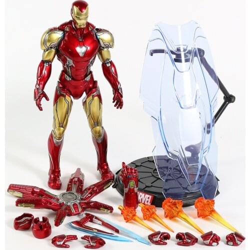 Genuine Marvel Iron Man Mark MK 85 Action Figure Collectible Model Toy with LED Light