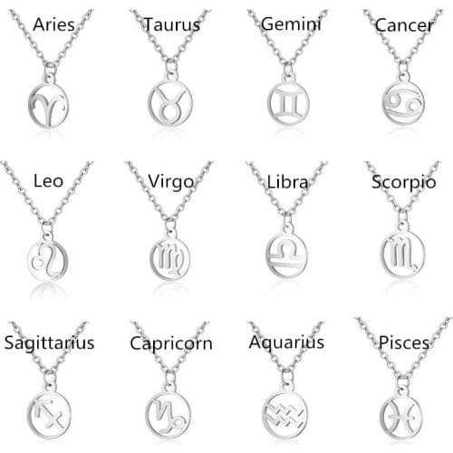 FUSIMI Women's Pendants Zodiac Signs