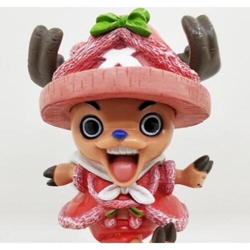 2021 hot 16cm One Piece Tony Tony Chopper Christmas dress up Action figure toys doll Christmas gift with box