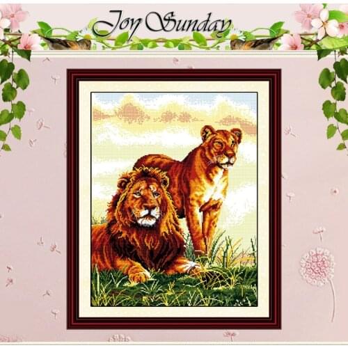 Accompanying Patterns Counted Cross Stitch 11CT 14CT Cross Stitch Sets Wholesale animals Cross-stitch Kits Embroidery Needlework