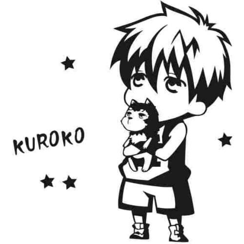 Kuroko no Basket Sticker Anime Cartoon Car Decal Sticker Vinyl Wall Stickers Decor Home Decoration