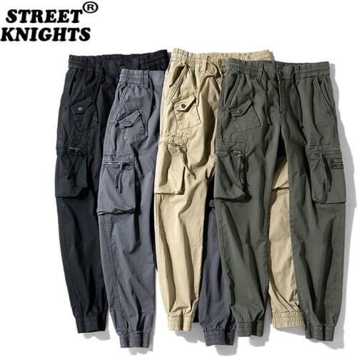 2021 New Spring Cargo Pants Men outdoor Jogger Overalls Autumn Tactical Military Pant Casual Sweatpant Hot Men Cotton Trousers
