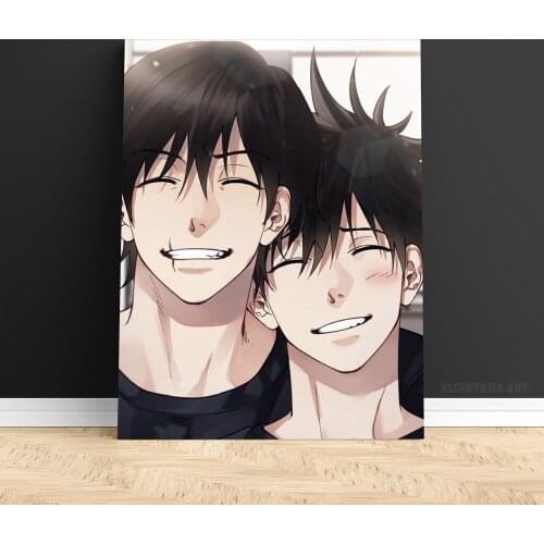 Toji and Megumi Fushiguro Jujutsu Kaisen Poster Decoration Print Wall Art Canvas Bedroom Study Living Room Home Decor Painting