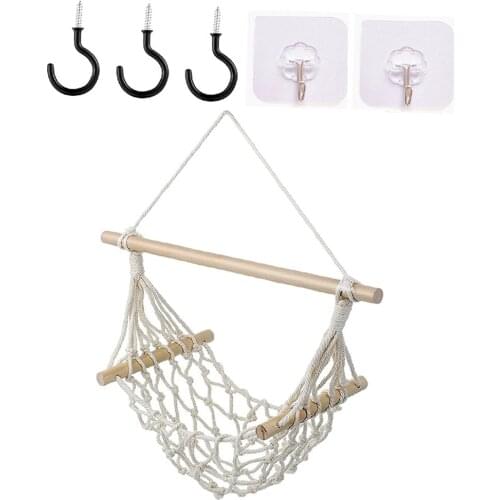 Handwoven Bohemian Hanging Fruit Hammock Fruit Holder Kitchen Organization Decor