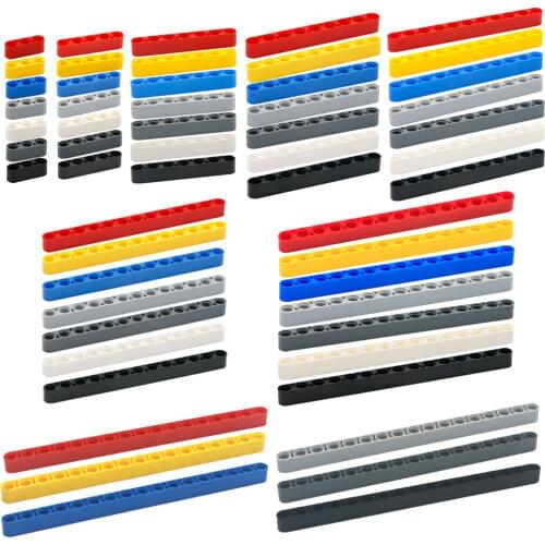 Thick Hole Arm Beam Liftarm Technical Creative Parts MOC Brick Pieces Car Truck Accessories Building Blocks Compatible All Brand