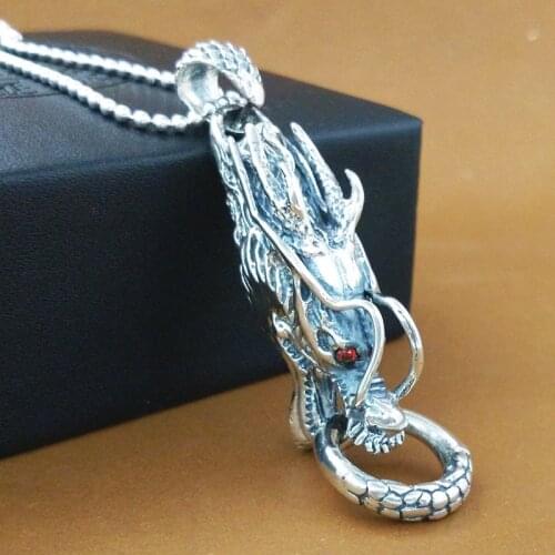 S925 silver corundum faucet Bearing Pendant