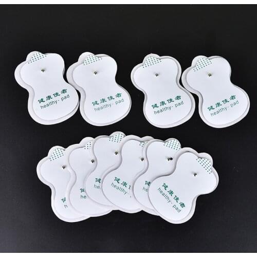 10pcs White Electrode Patch Pads For Digital Therapy Machine Massager Protective Gear
