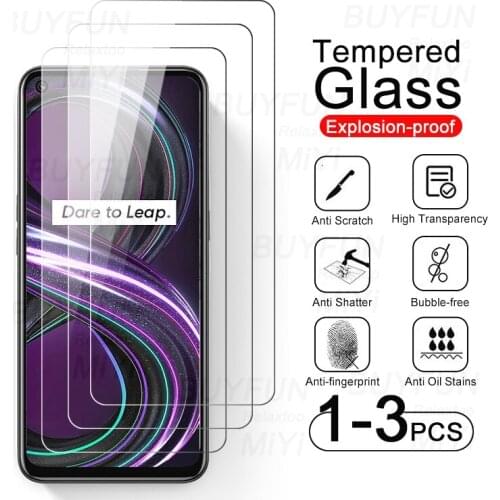 1-3pcs protective glass for realmy realmi 8s 8 s 5g realme8i rmx3381 6.5'' 9h premium screen protector toughened film cover