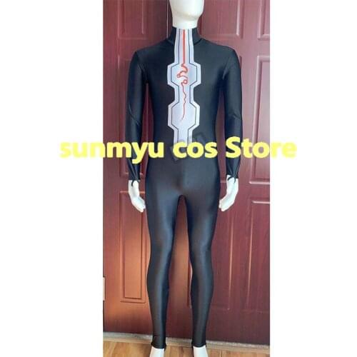 Tokusou Sentai Dekaranger Robot Robbert Bodysuits Black Tights Jumpsuits Cosplay Costume,Custom Size Halloween