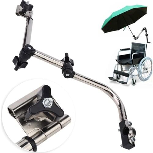 Walker Electromobile Wheelchair Umbrella Holder Clamp Supporter Connector Wheelchair Umbrel
