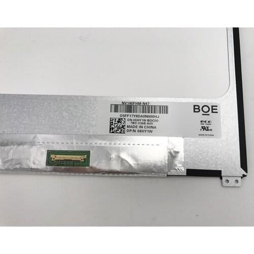 Matrix for Laptop 14.0" LED Display LCD Screen NV140FHM-N47 NV140FHM N47 P/N 06HY1W 1920X1080 IPS eDP 30PINS Matte Replacement