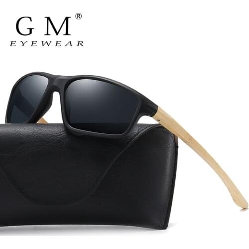 GM Sport Wood Sunglasses Polarized UV400 Fashion Men Glasses Summer Travel Great Gifts Top Brand Dropshipping