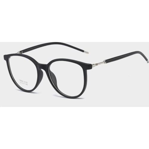 Optical Gafas Cat Eye Glasses Woman Men Anti Blue Light Eyeglass For Man Vintage Transparent Spectacle Oculos Gafas Male JR8156