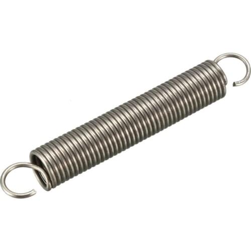 Stainless Spring，Wire Diameter 0.047" Extended Compressed Springs OD 0.39"，Steel Small Dual Hook Tension Spring，2Pcs