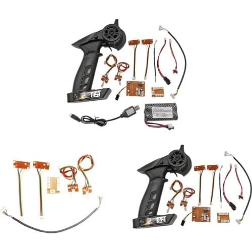 2.4G Radio Transmitter & Lamp Set for D90 MN99 MN99S MN90 1:10 RC Car