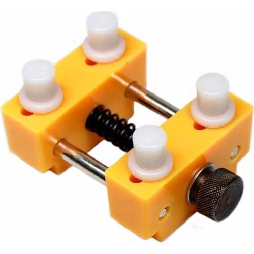 Adjustable Watch Back Case Cover Holder Clamp Micro Vise Repair Tool for Watchmaker