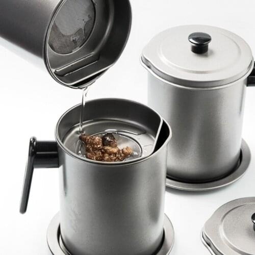 1.4/1.7L Creative Oil Pot Container Leak-proof Fried Oil Filter Can Bottle Oil Pot Storage Bottle Kitchen Cooking Tools