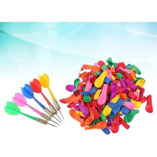 1010pcs Darts Balloon Set Game Competitive Darts Toys Party Darts Balloon Toys (10pcs Darts 1000pcs Balloons)