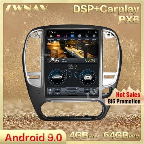 DSP Carplay vertical Tesla screen Android 9.0 Car Multimedia Player For NISSAN SYLPHY 2005-2012 GPS Audio Radio stereo head unit