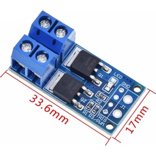 15A 400W MOS FET Trigger Switch Drive Module PWM Regulator Control Panel for arduino
