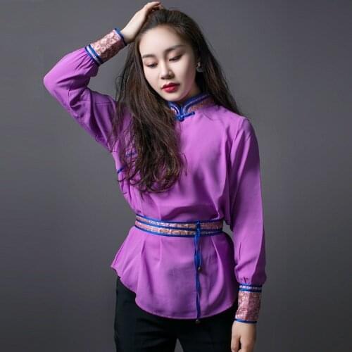 EASTQUEEN Stand-up Collar Blouses