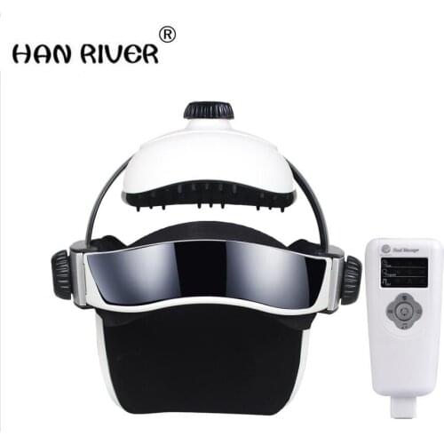 HANRIVER Music electric Head and scalp massager brain massage improves sleep Body vibration machine Massage pillow massager
