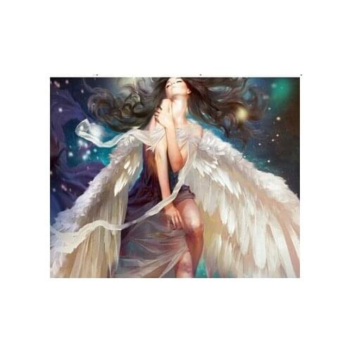 Diy Diamond Painting Kits 40x30cm Cross Stitch Angle Square Drill Diamond Rhinestone Pasted Painting Unfinihsed Free Shipping