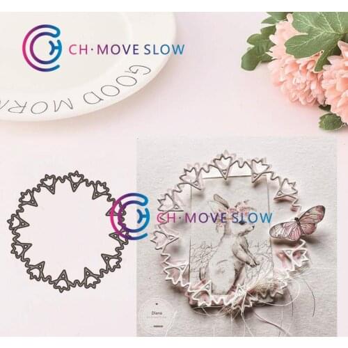2019 New Arrival CH Lace Metal Cutting Dies Stencils for Scrapbooking/photo Album stamps Decorative Embossing DIY Cards