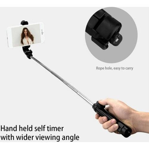 XT10 Mini Tripod Selfie Stick XT02 Horizontal Shot and Artifact Stick Bluetooth Mini Vertical Selfie Selfie Q8L0