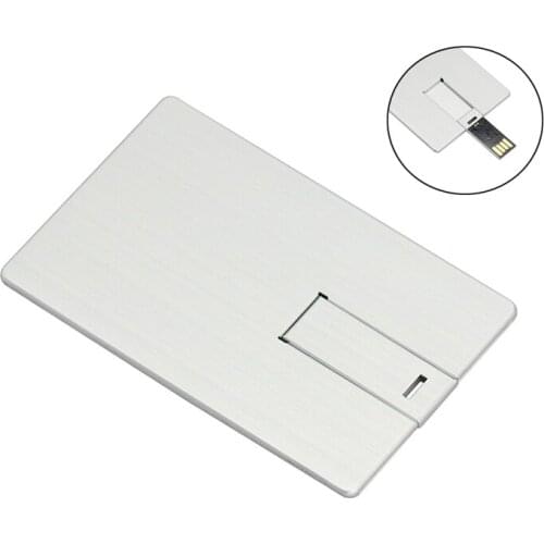 Mild Waterproof Card USB Flash Drive 32GB 64GB 16GB 8GB 128GB 4GB Memory Stick Credit Card Pen Drive