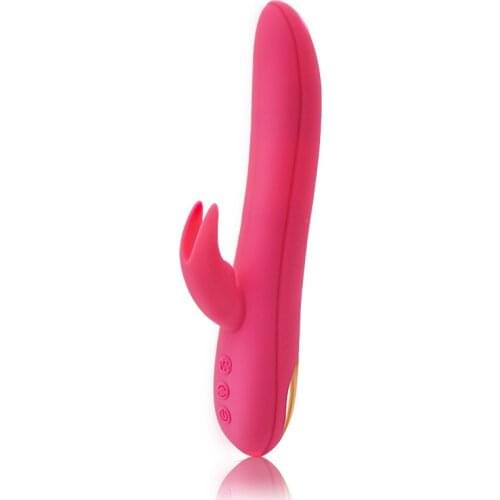Heating vibrating rod automatic turn bead vibration female masturbation device, adult sex products
