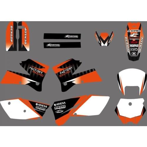 New Style Team Motorcycle Graphics Stickers Decal for KTM 125 250 300 400 525 200 450 SX SXF EXC XCW MXC EXCR