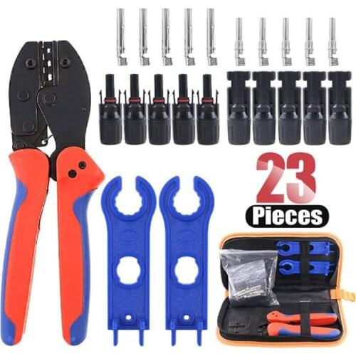 Solar terminal crimping tools LY-2546B crimp pliers hand tool set kits MC4 electric wiring tools crimper tool plier set