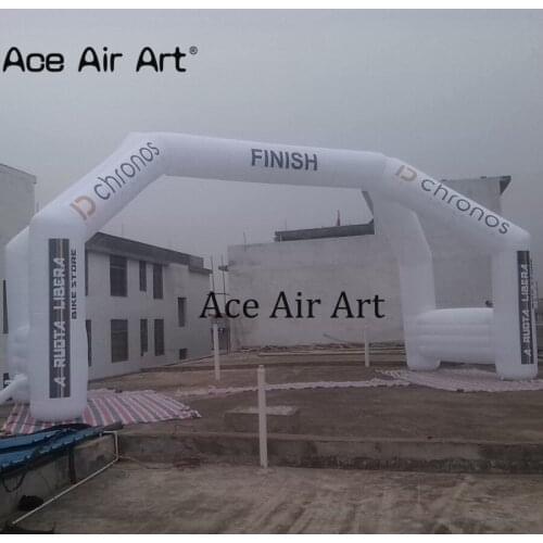 Huge 12 m inflatable start finish line,entrance archways,car race gate for Auto 4 LEGS free standing