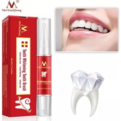 Teeth Whitening Pen Cleaning Serum Plaque Stains Remover Teeth Bleachment Dental Whitener Oral Hygiene Care Teeth Whitener 5ml