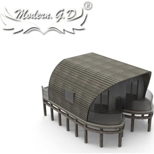 Prefab dome house and Geodesic building prefabricated for vacation B&B （48square meters