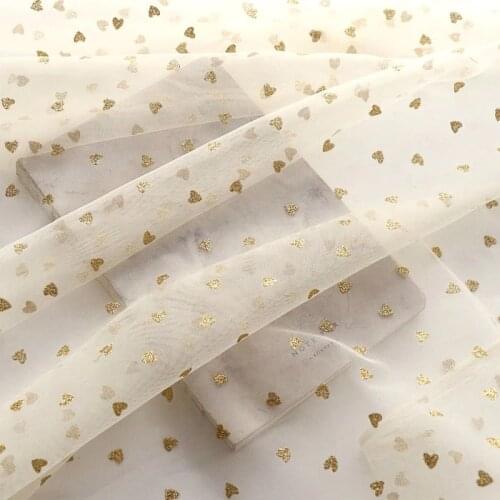 Wavy check stripe printing organza chiffon high-end silk georgette fashion fabric diy womens clothing fabric 150*100cm