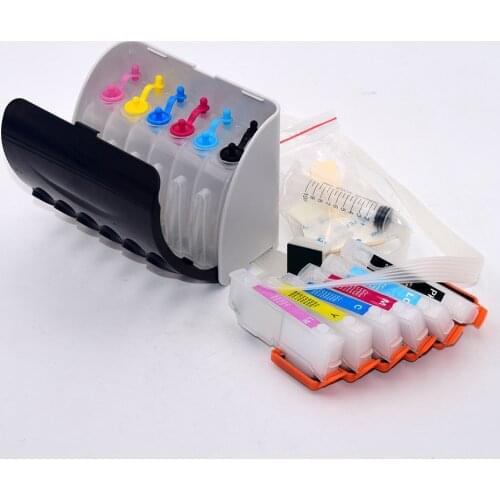 6 Color IC70 Continuous Ciss Ink Supply System with ARC Chip for Epson EP-905 EP-805 EP-705 EP-775 Printer