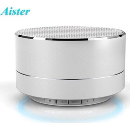 Wirelesss A10 LED Glowing Bluetooth Receiver Hands-free Music Player Metal Bluetooth Speaker For iPhone xiaomi Oppo