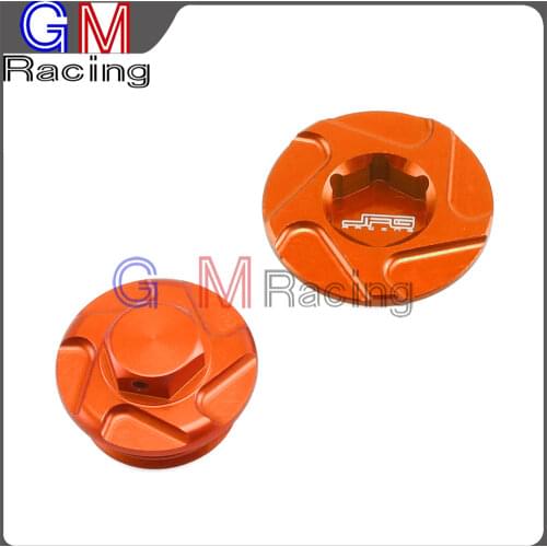 CNC Billet Engine Ignition Cover Plug Oil Filler Plug Cap For KTM SXF XCF XCFW EXCF SMR 250 350 450 505 Motorcycle Dirt Bike