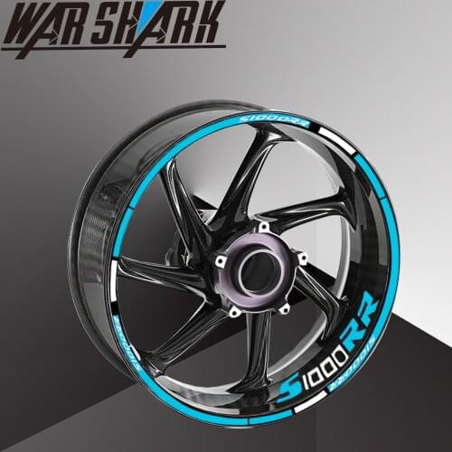 High Style Motorcycle Wheel Stickers Reflective MotorBike Waterproof Rim Decals For BMW Motorrad S1000RR S 1000RR
