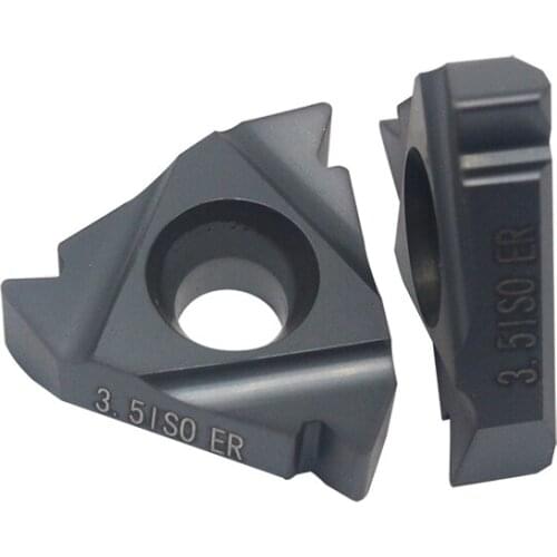 22 ER 3.5 ISO 20PCS threaded turning Insert,Pvd Coating General Type 22 ER 3.5 ISO LDA Inserts for Threaded Lathe Holder