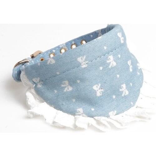 35PCS / LOT Pet Drool Towel Collar Dog Saliva Towel Cat Dog Accessories Scarf Pet Bandana Bibs Scarf Collar