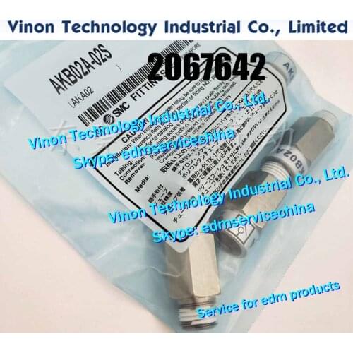 AKB02A-02S SMC edm Check Valve for Sodic k 2067642 wire cut edm machine AQ360LS,AQ560LS